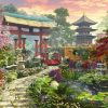 تابلو پازل چیده شده ۳۰۰۰ تکه باغ ژاپنی