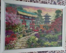 تابلو پازل چیده شده ۳۰۰۰ تکه باغ ژاپنی