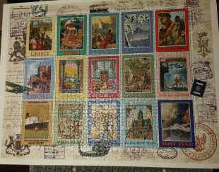 تابلو سفر و تمبرها ۲۰۰۰تکه رونزبرگر