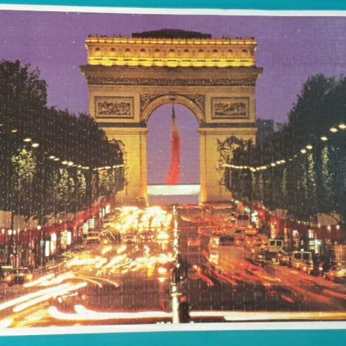 پازل چیده شده طاق نصرت پاریس 1000 تکه و سفارش ساخت