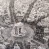تابلو پازل چیده شده طرح پاریس 1000 تکه