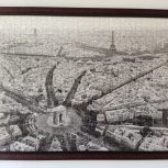 تابلو پازل چیده شده طرح پاریس 1000 تکه