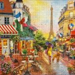 تابلو پازل چیده شده ۱۵۰۰ تکه Charming Paris