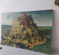 تابلو پازل چیده شده برج بابل 5000 تکه