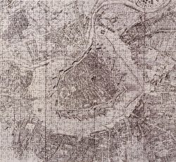 تابلو پازل چیده شده 1000 تکه نقشه باستانی وین