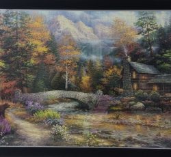 تابلو پازل چیده شده 2000 تکه طرح آوای طبیعت