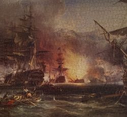 تابلو پازل چیده شده نبرد الجزایر 1000 تکه برند فاکس پازل