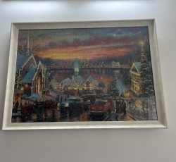 منظره غروب کریسمس