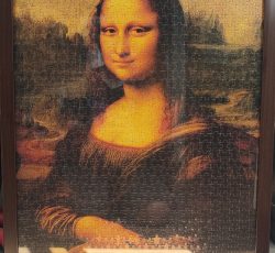 تابلوی پازل چیده شده مونالیزا 1000تیکه