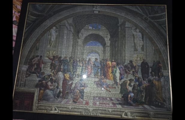 تابلو پازل مدرسه آتن 2000 تکه