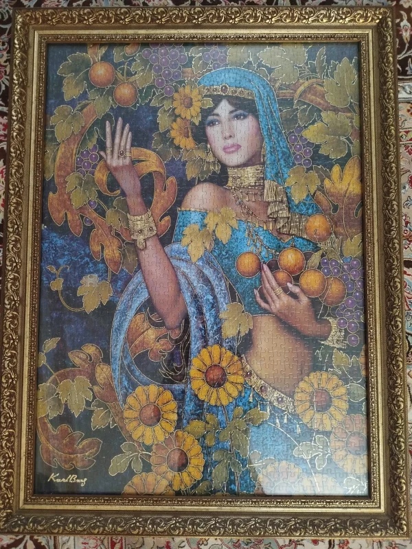 تابلو پازل بانوی پاییز