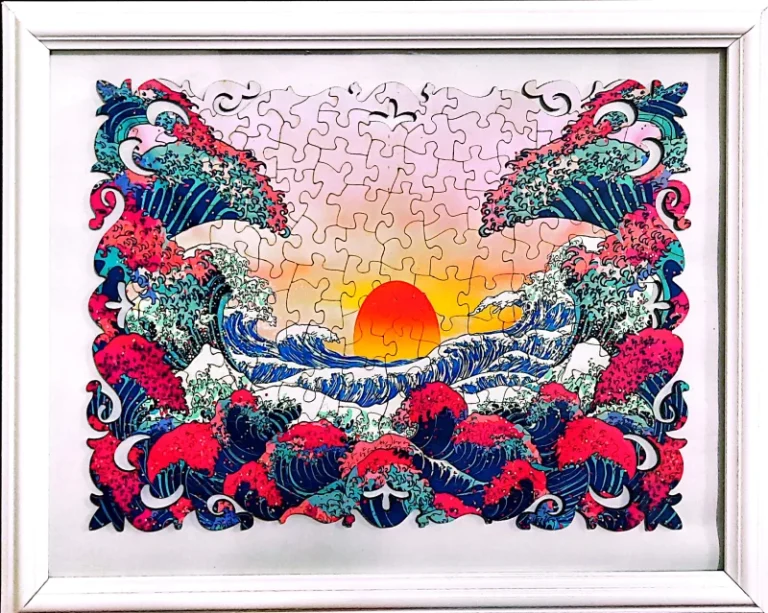 تابلو پازل 166 تکه موج