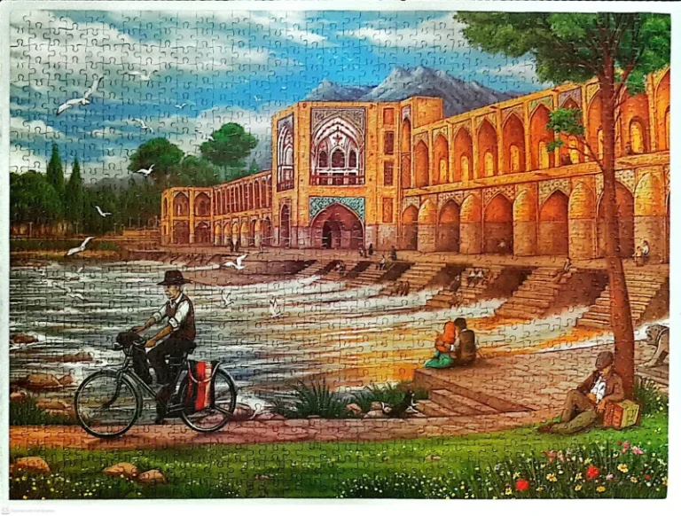 تابلو پازل هزار تکه پل خواجو اصفهان